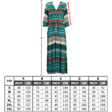 Cargar imagen en el visor de la galería, Vestido bohemio con cuello de pico
- Ozerty