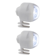 Cargar imagen en el visor de la galería, Pines impermeables con luz para Crocs -Blanco - Ozerty