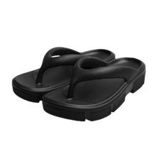 Cargar imagen en el visor de la galería, Sandalias ultra-cómodas efecto algodón
-Negro/EU35-36/US5-6/UK2.5-3Negro/EU37-38/US6.5-7.5/UK4-5Negro/EU39-40/US8.5-9/UK6-6.5 - Ozerty