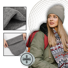 Cargar imagen en el visor de la galería, Gorro de punto con forro de satén - Ozerty